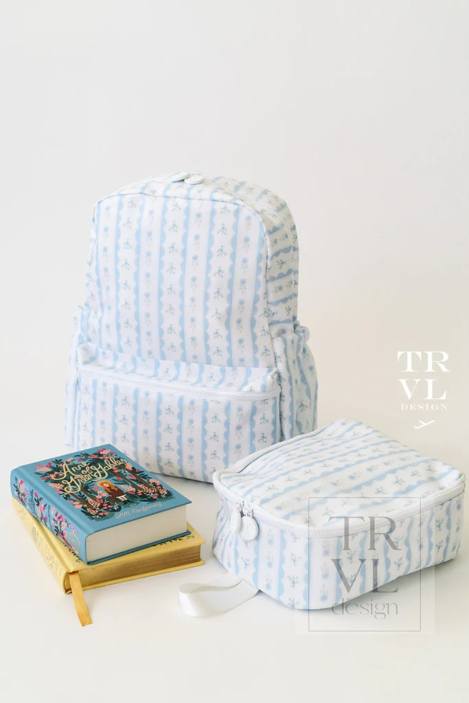 TRVL Ribbon Floral Blue Backpackers