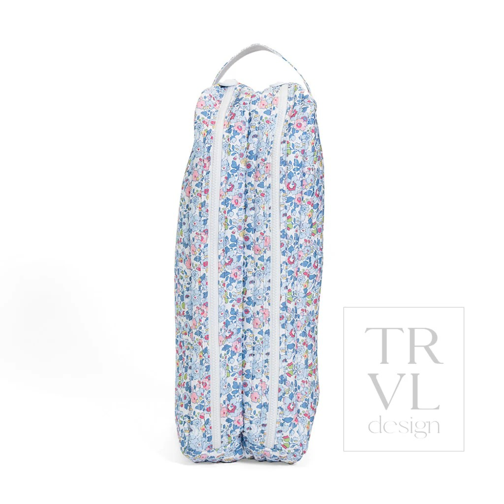 TRVL Bridgehampton Floral Quilted Boot Bag