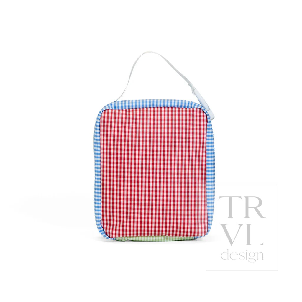 TRVL Patch Blue Lunch Box