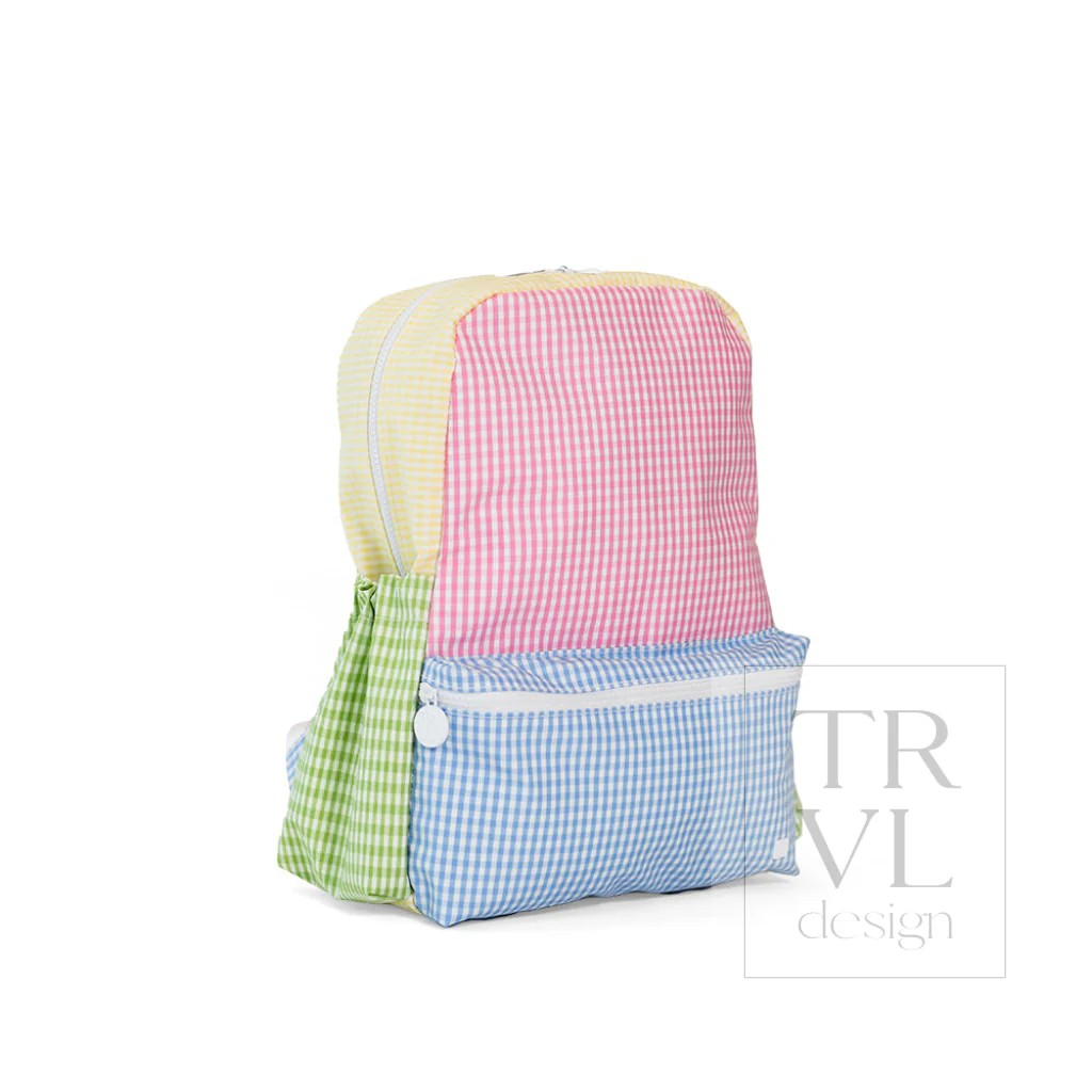 TRVL Patch Pink Backpacks
