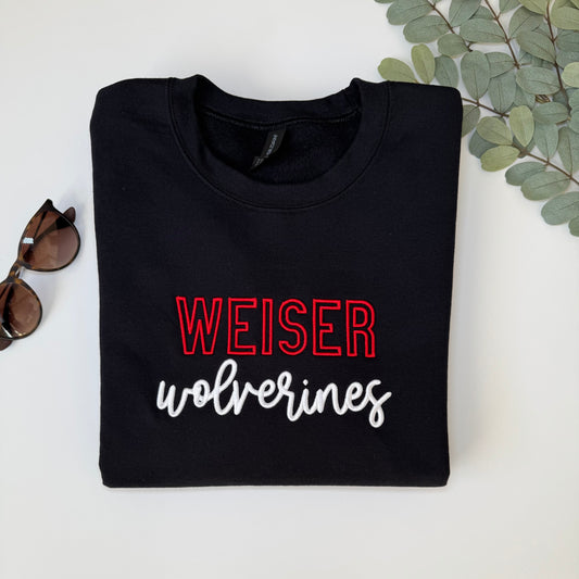 Game Day Puff Embroidered Sweatshirt