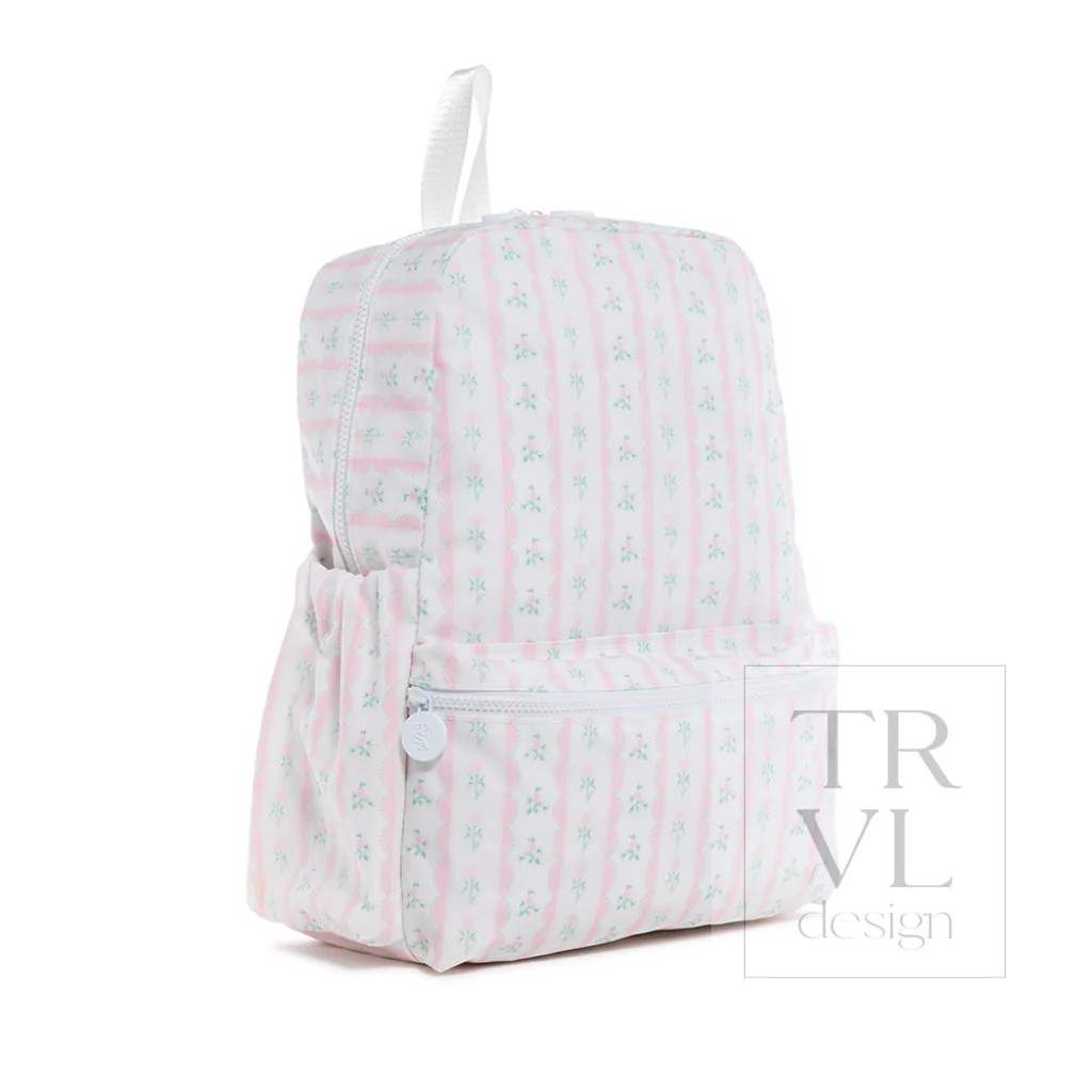 TRVL Ribbon Floral Pink Backpackers