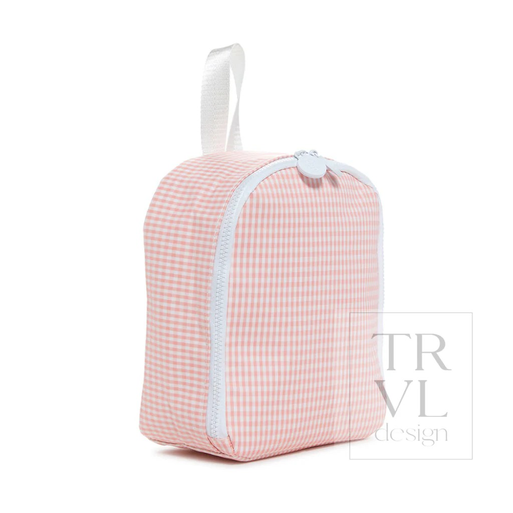 TRVL Taffy Gingham 'Bring It' Lunch Bag