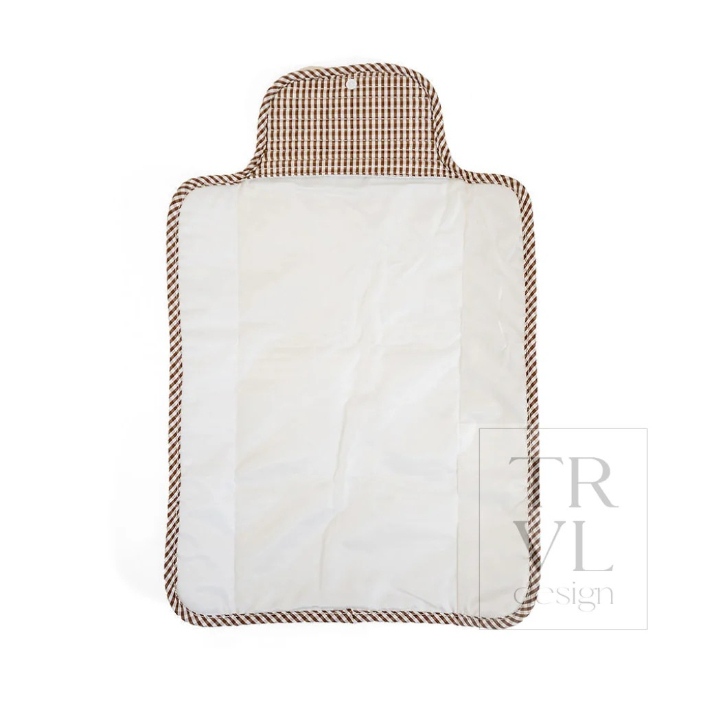 TRVL Coco Gingham Quilted Changing Mat
