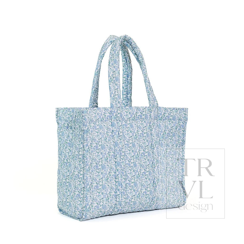 TRVL Hamptons Floral Quilted Go Go Tote