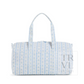 TRVL Ribbon Floral Blue Weekender Duffel Bag