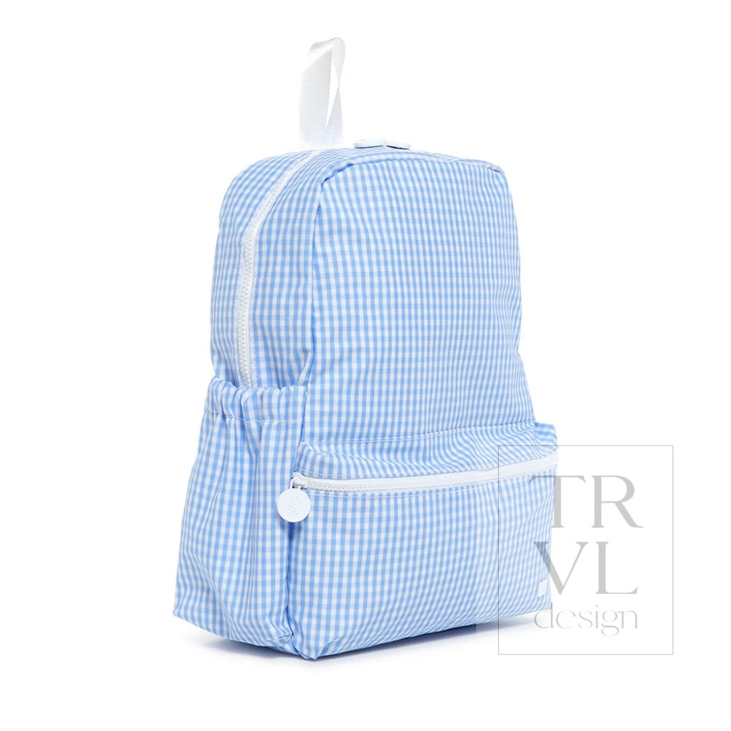 TRVL Sky Gingham Backpackers