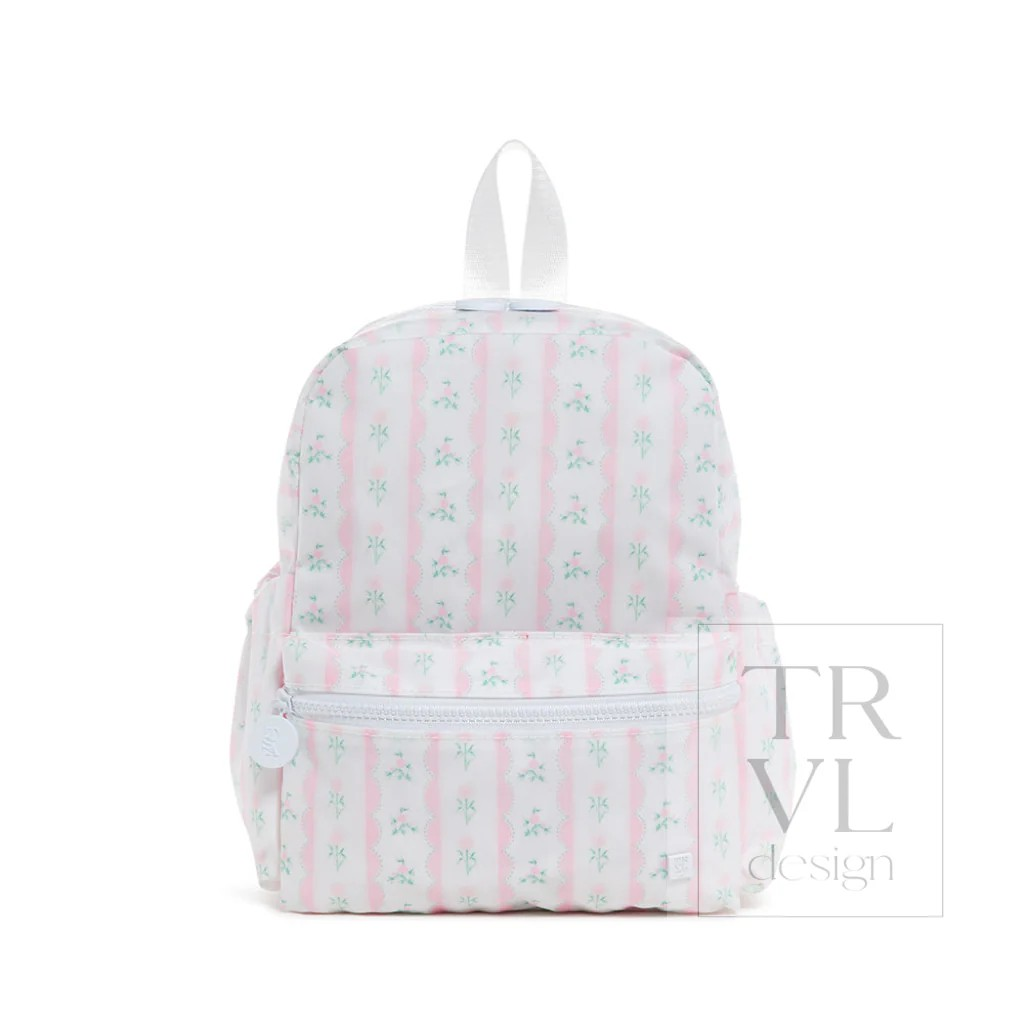 TRVL Ribbon Floral Pink Backpackers
