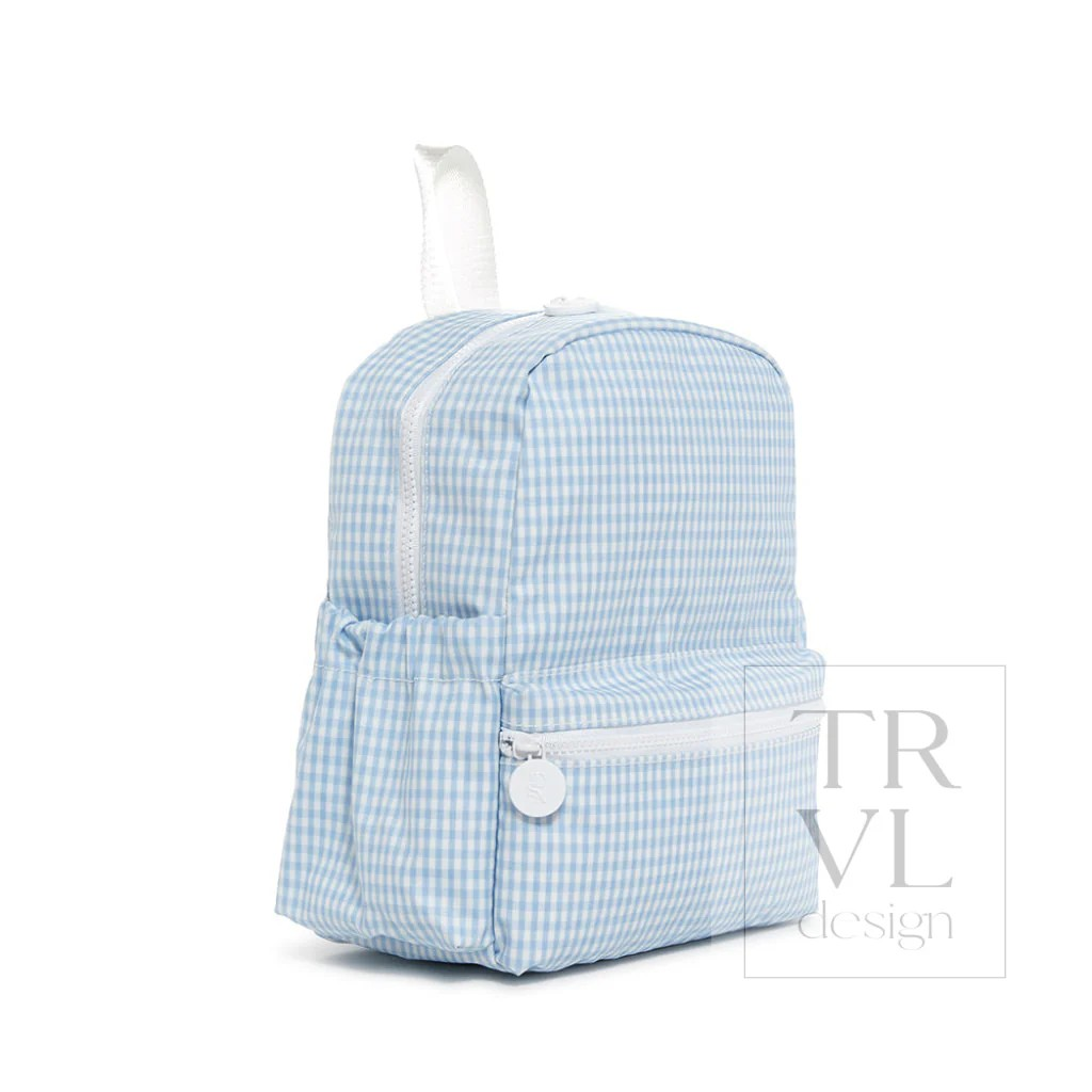 TRVL Mist Gingham Backpackers
