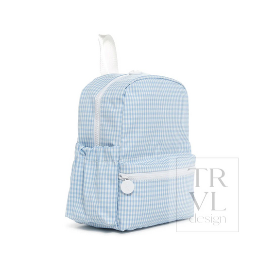 TRVL Mist Gingham Backpackers
