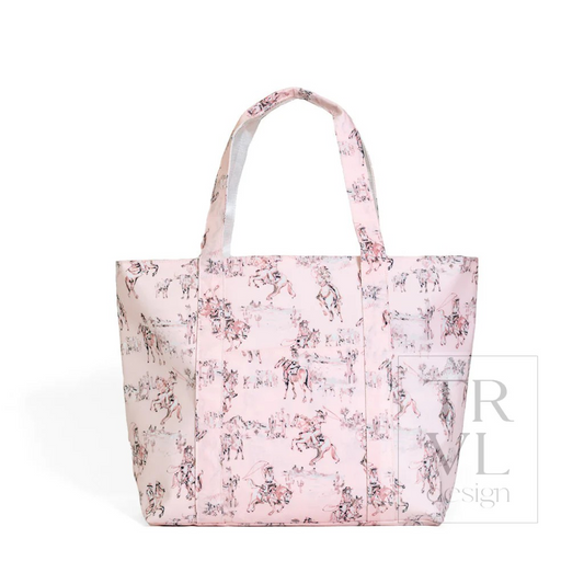 TRVL Cowgirl Toile Jumbo X-Large Tote