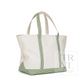 TRVL Moss Gingham Canvas Totes