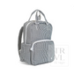 TRVL Black Gingham Quilted Diaper Bag