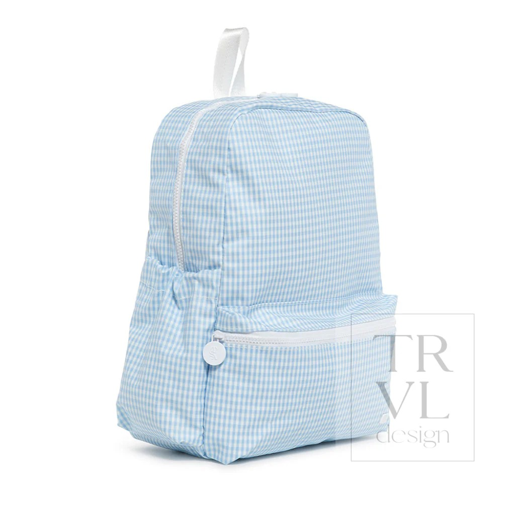 TRVL Mist Gingham Backpackers