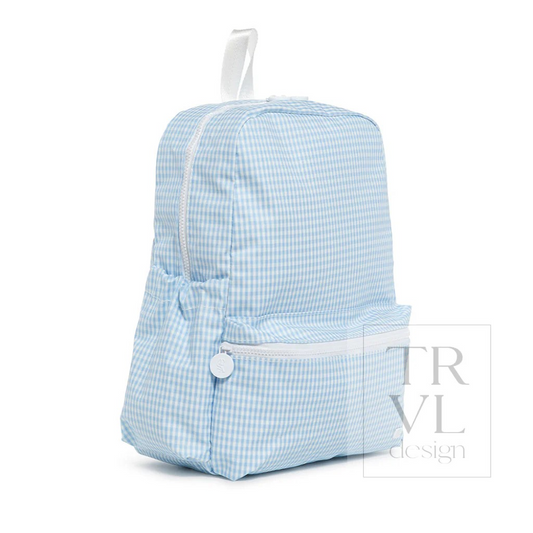 TRVL Mist Gingham Backpackers