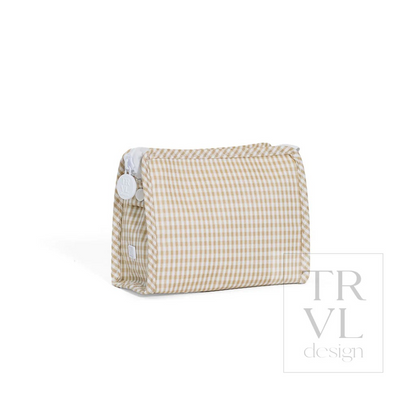 TRVL Khaki Gingham Roadies