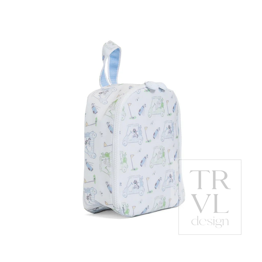 TRVL Putt Putt Blue 'Bring It' Lunch Bag