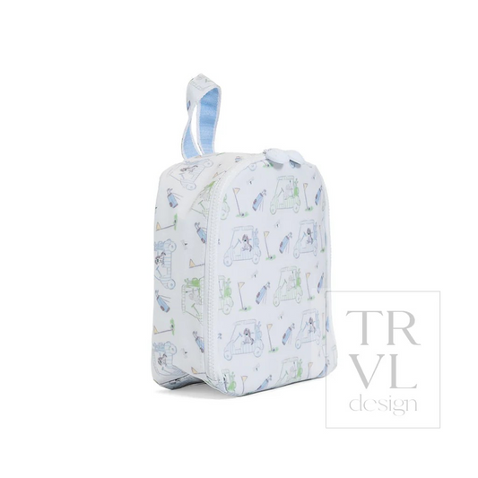 TRVL Putt Putt Blue 'Bring It' Lunch Bag