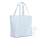 TRVL Ribbon Floral Blue Jumbo X-Large Tote