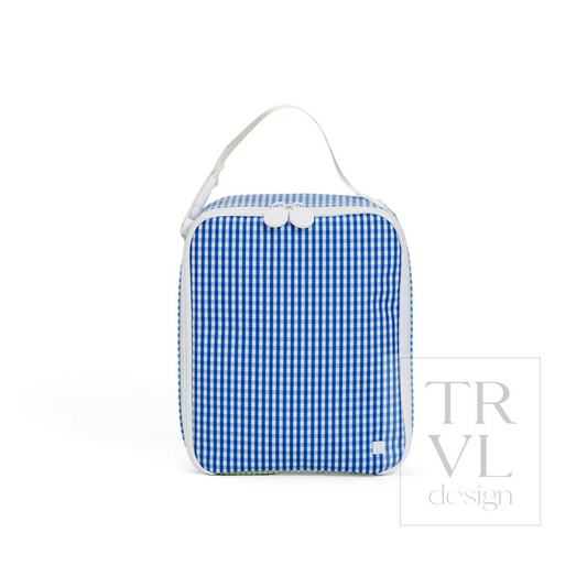 TRVL Patch Blue Lunch Box