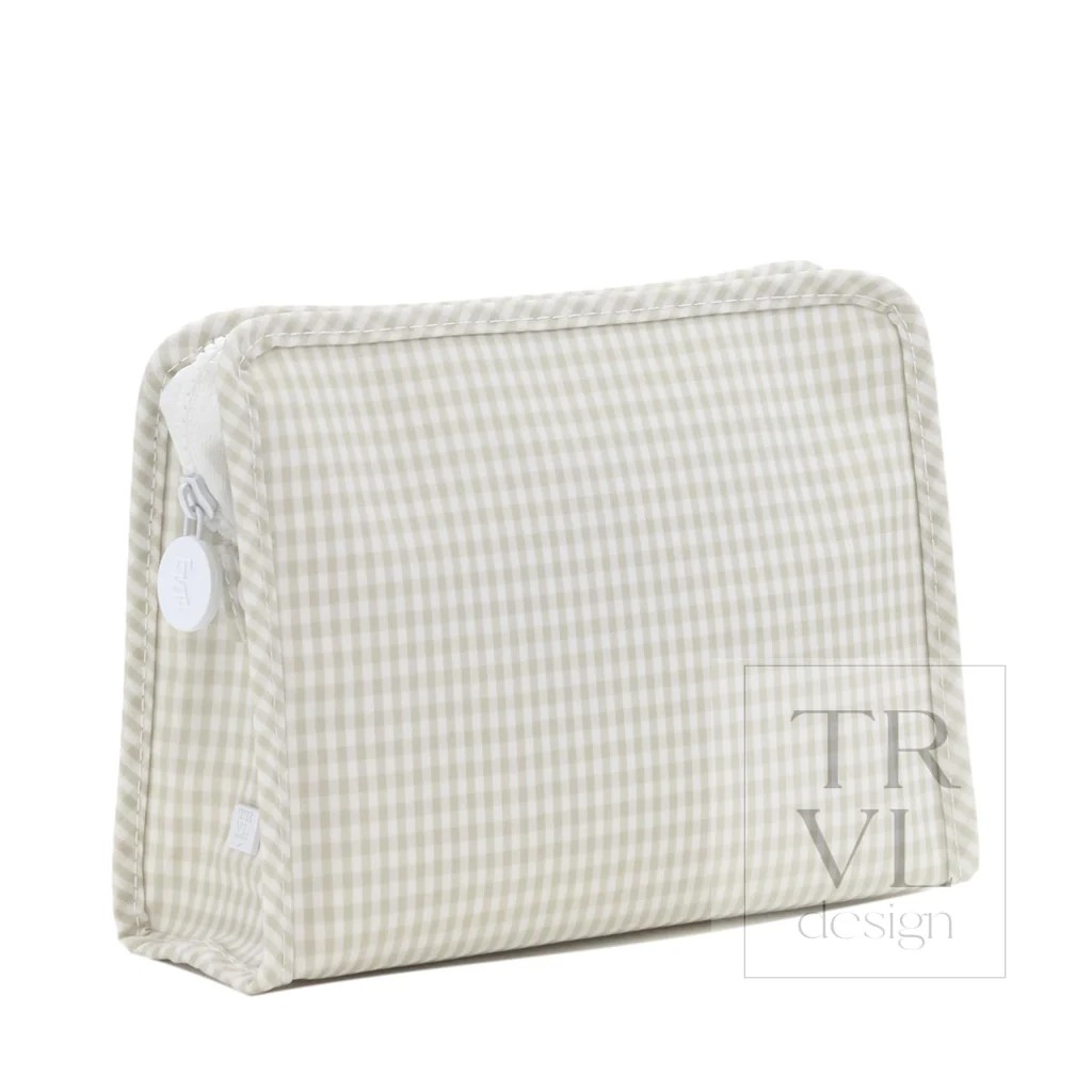 TRVL Pearl Grey Gingham Roadies