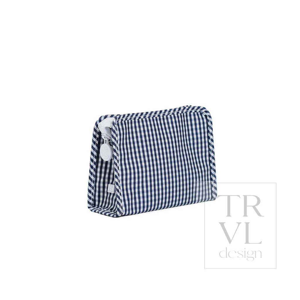 TRVL Navy Gingham Roadies
