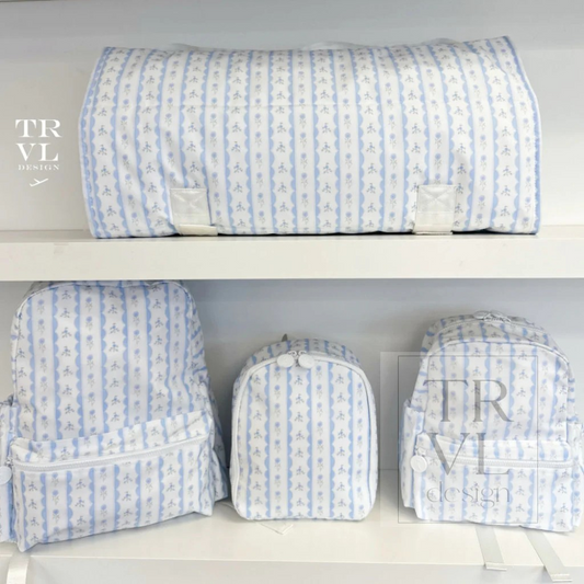 TRVL Ribbon Floral Blue Nap Mat