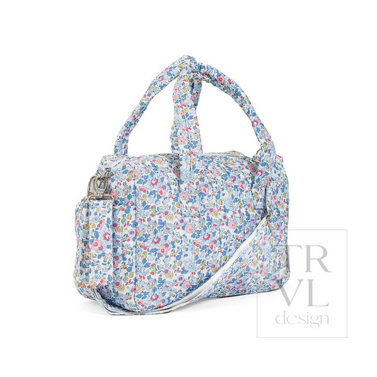 TRVL Bridgehampton Floral Quilted Stroller Bag
