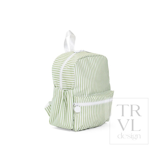 TRVL Pimlico Stripe Sage Mini Backer