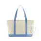 TRVL Royal Gingham Medium Canvas Tote