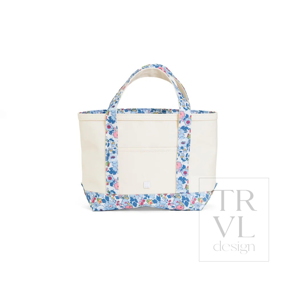 TRVL Bridgehamptons Floral Canvas Totes