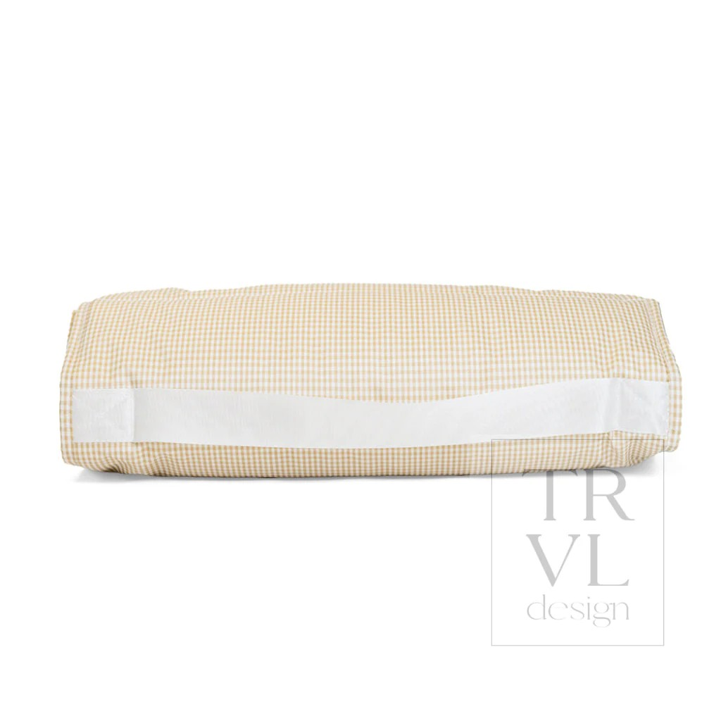 TRVL Khaki Gingham Nap Mat