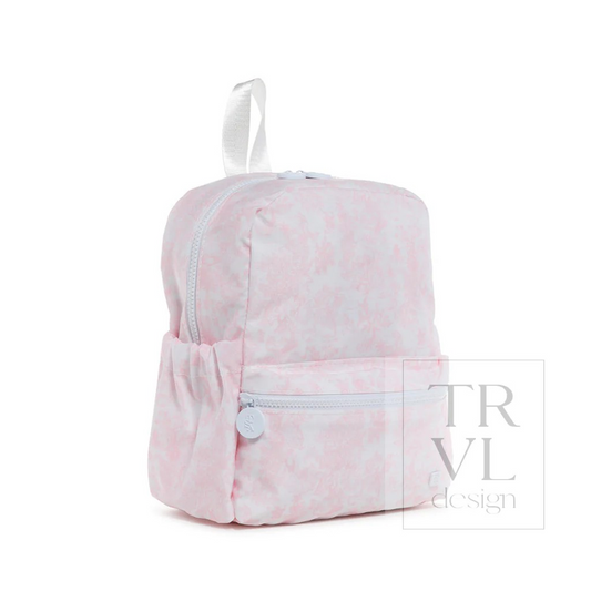 TRVL Bunny Toile Pink Mini Backer