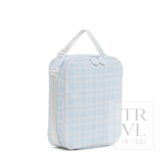 TRVL Pimlico Plaid Blue Lunch Box