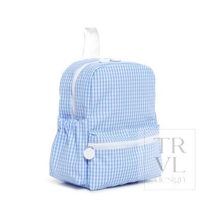 TRVL Sky Gingham Backpackers