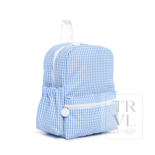 TRVL Sky Gingham Backpackers