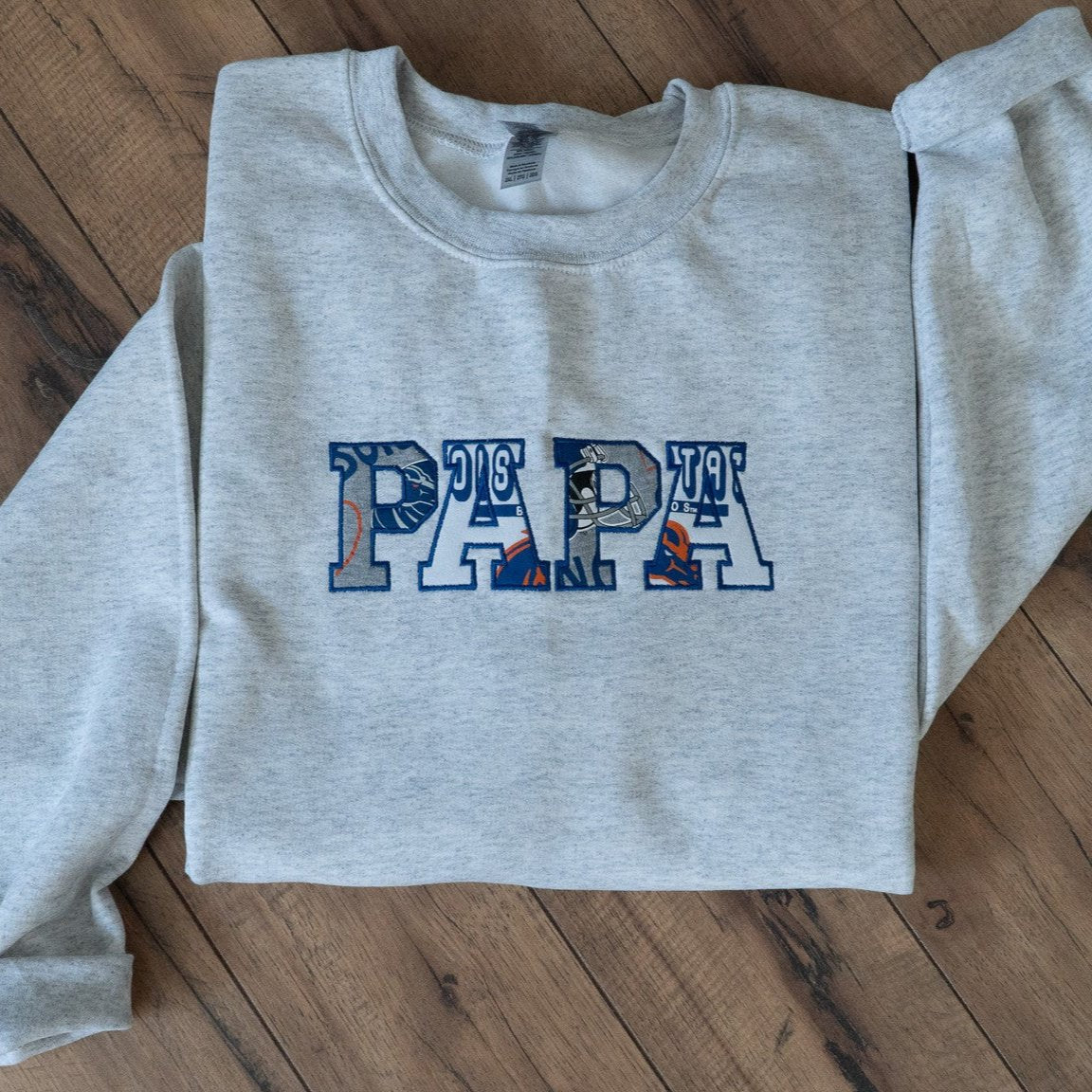 Papa Keepsake Embroidered Crewneck