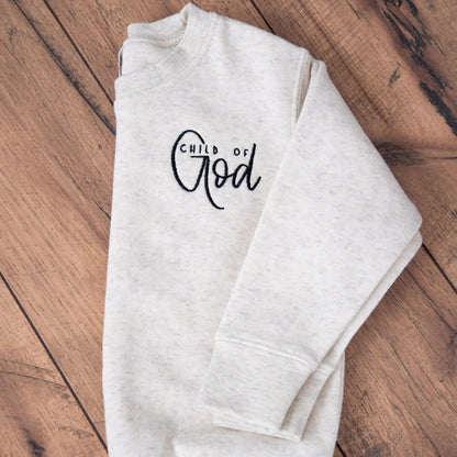 Child of God Embroidered Toddler Crewneck