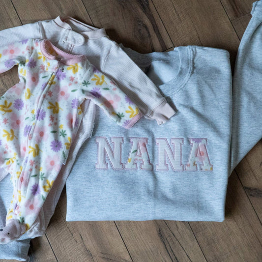 Nana Keepsake Embroidered Sweatshirt
