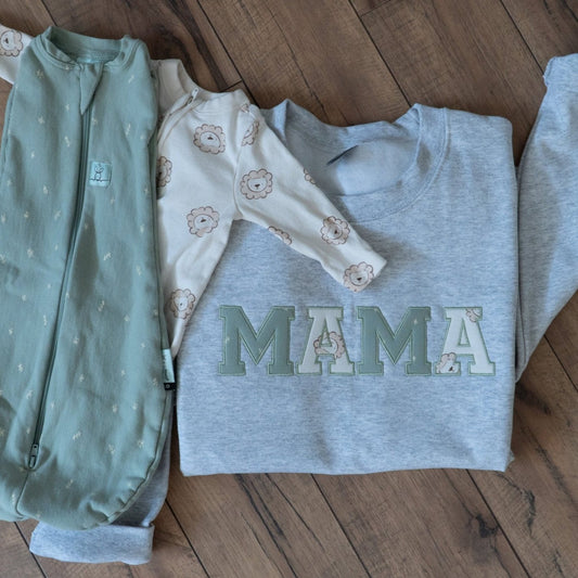 Mama Keepsake Embroidered Crewneck