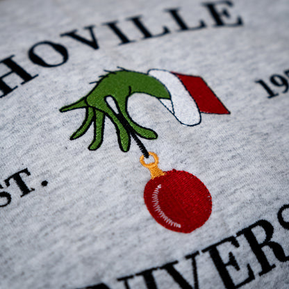 Whoville University Embroidered Crewneck