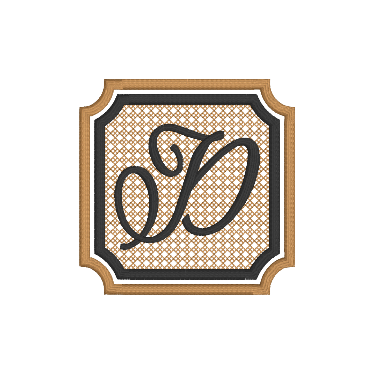 Twilight Embossed (one letter/2 colors)