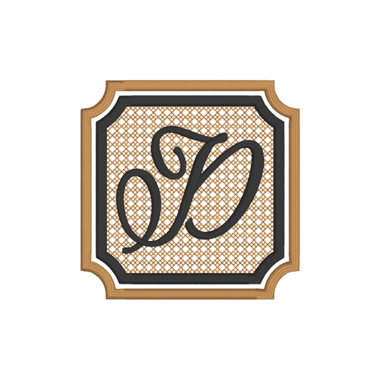 Twilight Embossed (one letter/2 colors)