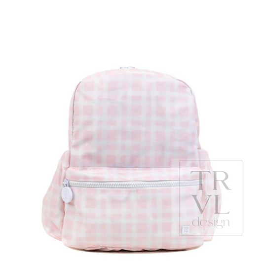 TRVL Pimlico Plaid Pink Mini Backer