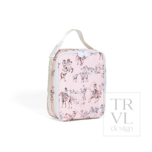 TRVL Cowgirl Toile Lunch Box