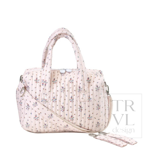 TRVL Fleurie Quilted Stroller Bag