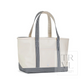 TRVL Black Gingham Canvas Tote