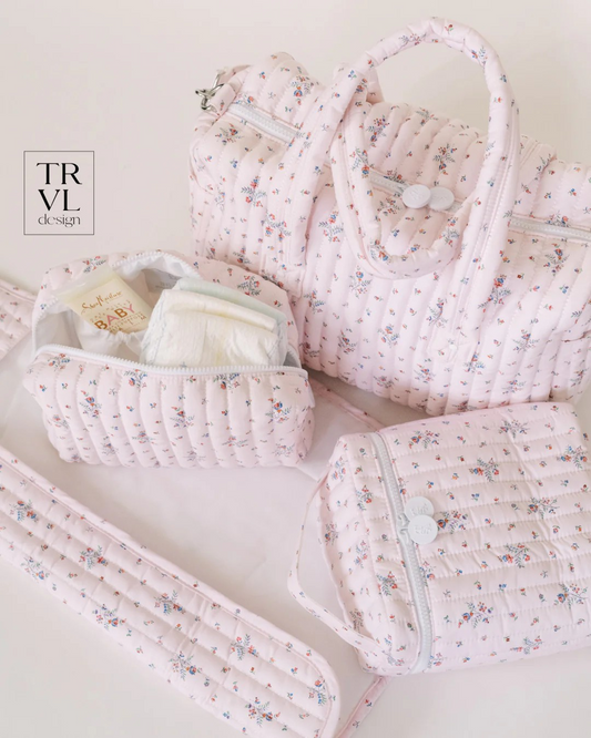 TRVL Fleurie Quilted Stroller Bag