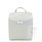 TRVL Pearl Grey Gingham 'Take Away' Lunch Bag