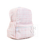 TRVL Pimlico Plaid Pink Mini Backer
